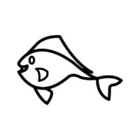 Fisch Symbol Design Vektor Vorlage