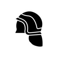 Feuer bekämpfen Helm Symbol Vektor Illustration Design