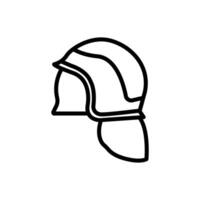 Feuer bekämpfen Helm Symbol Vektor Illustration Design