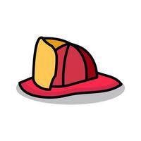 Feuer bekämpfen Helm Symbol Vektor Illustration Design