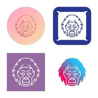 Orang-Utan-Vektorsymbol vektor