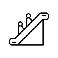 Rolltreppe Symbol Design Vektor Vorlage