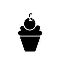 Cupcake Symbol Design Vektor