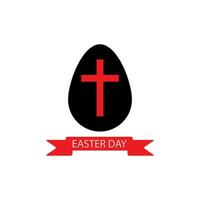 Ostern Tag Eier Symbol Design vektor