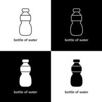 flaska av vatten. dryck produkt logotyp ikon vektor