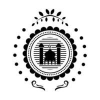 Moschee Symbol Logo Design Vektor