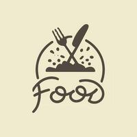 Logo-Design für Lebensmittel vektor