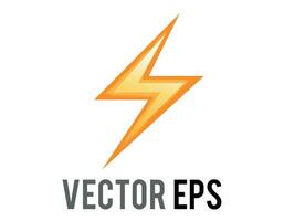 vektor tecknad stil hög Spänning, blixt, elektricitet eller olika blinkar ikon