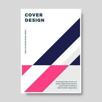 bok omslag broschyr mönster i geometrisk stil. vektor illustration.