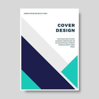 bok omslag broschyr mönster i geometrisk stil. vektor illustration.