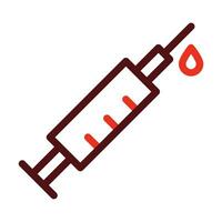 Heroin Vektor dick Linie zwei Farbe Symbole zum persönlich und kommerziell verwenden.