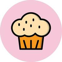 Muffin-Vektor-Icon-Design-Illustration vektor