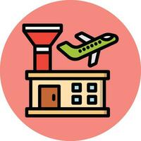 Flughafen-Vektor-Icon-Design-Illustration vektor