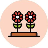 Blumen Vektor Symbol Design Illustration