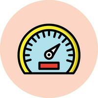 Tachometer-Vektor-Icon-Design-Illustration vektor