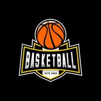 Basketball Schild Logo vektor