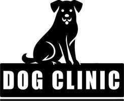 hund klinik vektor logotyp illustration
