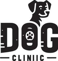 hund klinik vektor logotyp illustration 11