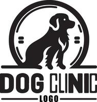 hund klinik vektor logotyp illustration 3