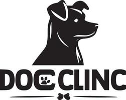 hund klinik vektor logotyp illustration 2