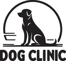 hund klinik vektor logotyp illustration 9