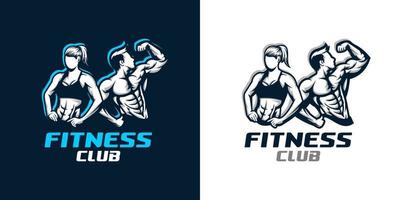 Fitnessclub-Logo-Vektor vektor