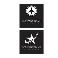 Flugzeug Symbol Vektor Illustration Design Logo Vorlage