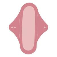 Frau Menstruation- Pad wiederverwendbar Null Symbol Vektor