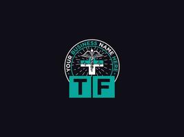 modern tf medizinisch Logo Symbol, Monogramm tf Logo Brief Design zum Klinik vektor