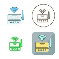 WLAN-Router-Vektorsymbol vektor