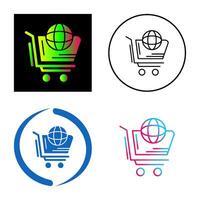 World-Shopping-Vektor-Symbol vektor