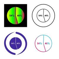 kandidat statistik vektor ikon