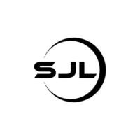 sjl brev logotyp design, inspiration för en unik identitet. modern elegans och kreativ design. vattenmärke din Framgång med de slående detta logotyp. vektor