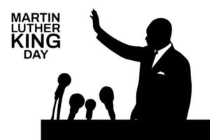 Martin Luther König Tag Banner. Vektor Illustration.