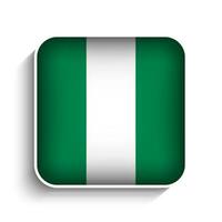 Vektor Platz Nigeria Flagge Symbol