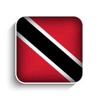 Vektor Platz Trinidad und Tobago Flagge Symbol