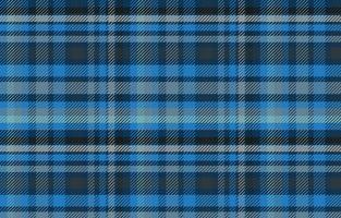 Blau Plaid nahtlos Muster Stoff Textur. vektor