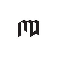 mq geometrisch und futuristisch Konzept hoch Qualität Logo Design vektor