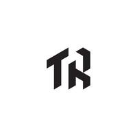 tr geometrisk och trogen begrepp hög kvalitet logotyp design vektor