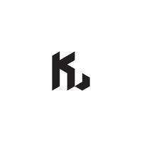 kl geometrisk och trogen begrepp hög kvalitet logotyp design vektor