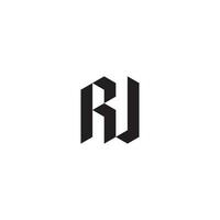 ru geometrisk och trogen begrepp hög kvalitet logotyp design vektor