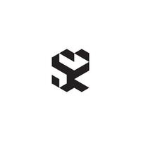 Gr geometrisch und futuristisch Konzept hoch Qualität Logo Design vektor