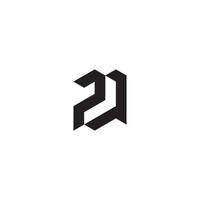 zq geometrisch und futuristisch Konzept hoch Qualität Logo Design vektor