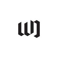 wd geometrisch und futuristisch Konzept hoch Qualität Logo Design vektor