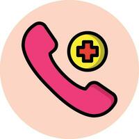 Telefon Anruf Vektor Symbol Design Illustration
