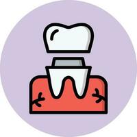 dental krona vektor ikon design illustration