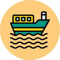 båt vektor ikon design illustration