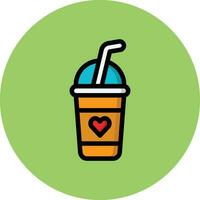 Milchshake-Vektor-Icon-Design-Illustration vektor