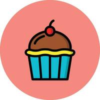 Cupcake-Vektor-Icon-Design-Illustration vektor