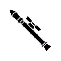 raket bärraket ikon vektor design mallar enkel och modern